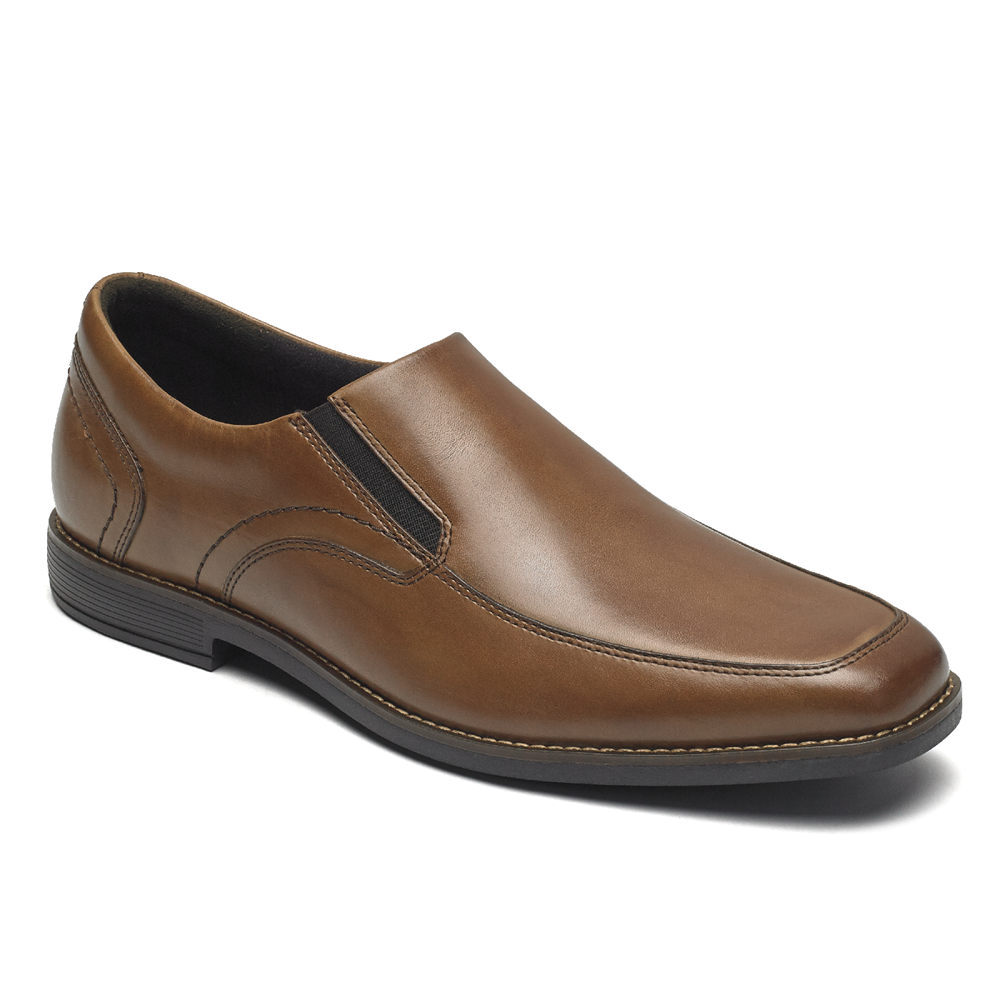 Rockport Slip-Ons Herre Brune - Braylon - ZEON74308